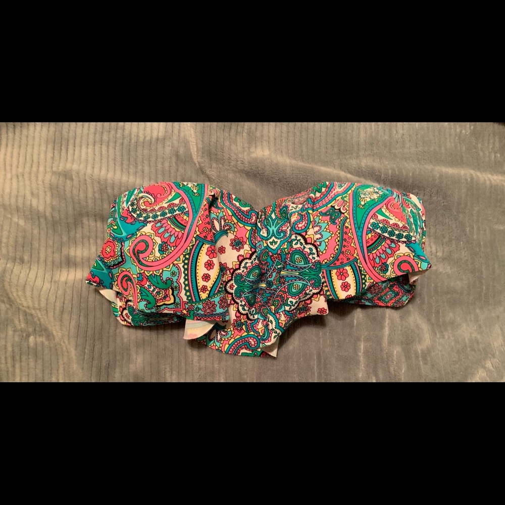 Strapless bikini top